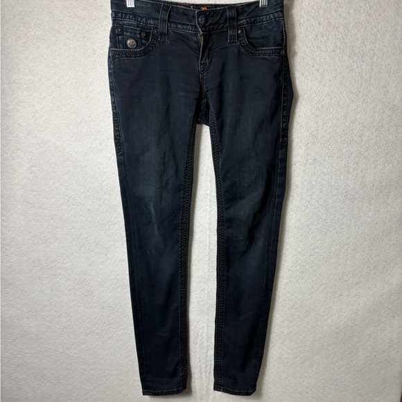 Rock Revival Blue Jen Skinny Jeans Size 27 - Picture 1 of 4